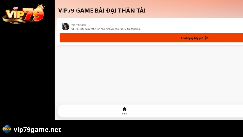 cskh vip79 qua live chat