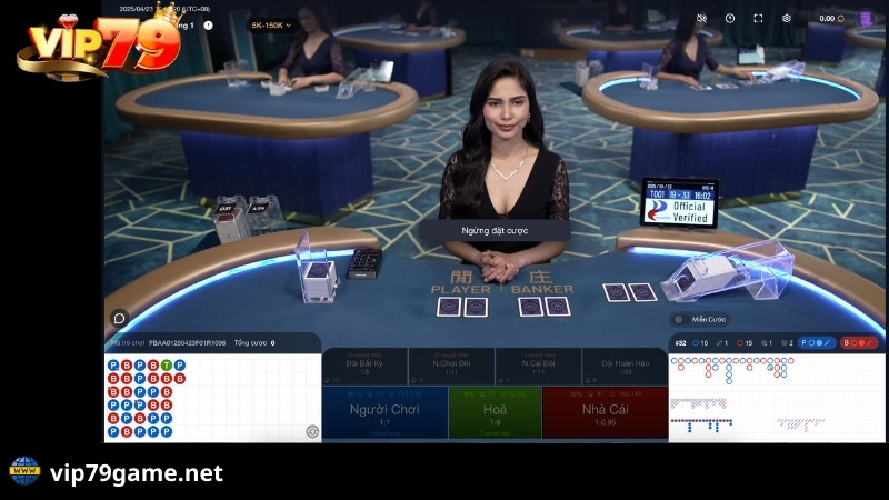 hướng dẫn chơi live casino Vip79