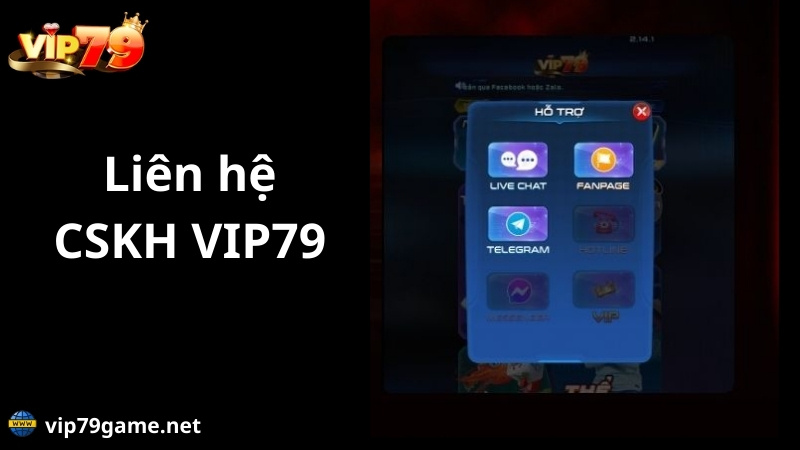 khi nào liên hệ cskh vip79